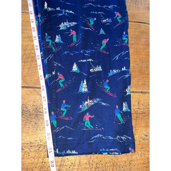 NWT Mens Polo Ralph Lauren Navy Ski Trees Winter Theme Soft Pajama Pants Size XL - Picture 9 of 9